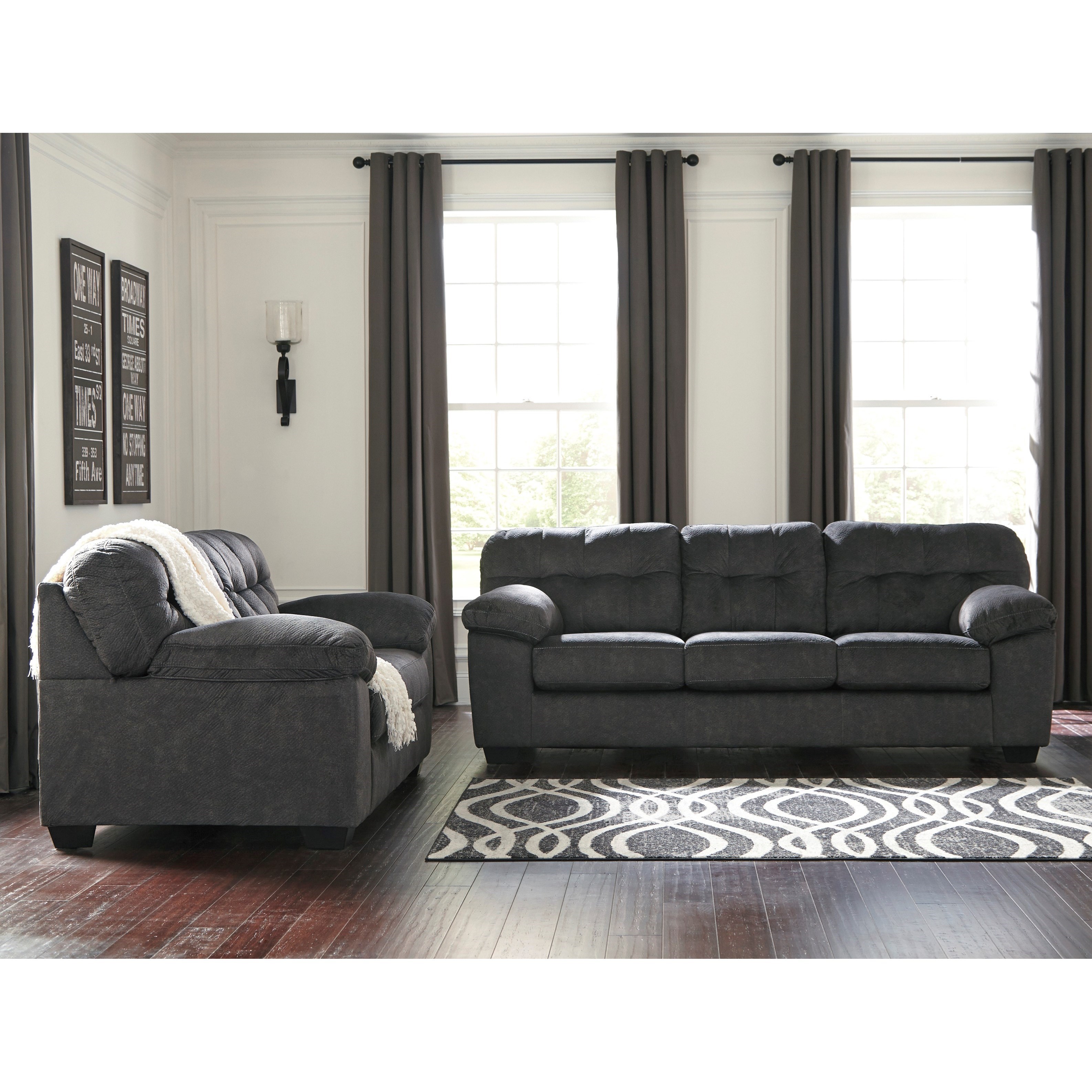 Accrington granite store sofa and loveseat